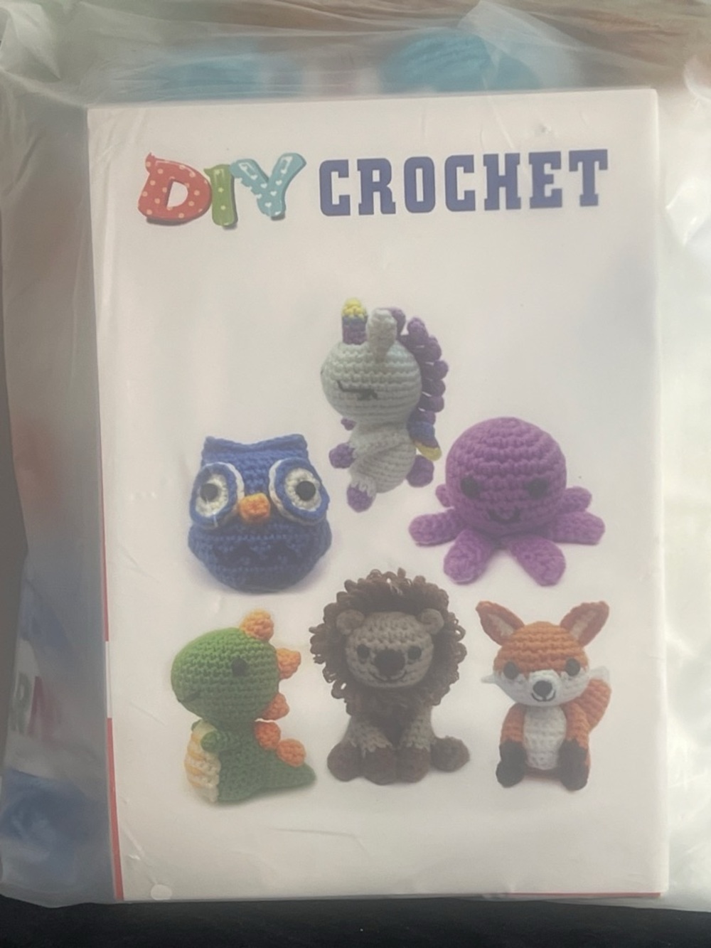 DIY Crochet Amigurumi Kit - Colorful Animal Set